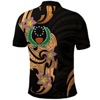 Polynesian Pride Apparel Pohnpei Simple Polo Shirt Tropical Flowers - Polynesian Pride