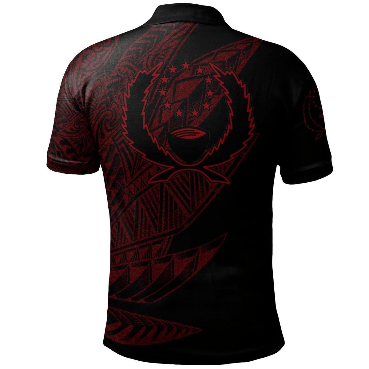 Polynesian Pride Apparel Pohnpei State Polo Shirt Legends Are Born In Red Color - Polynesian Pride