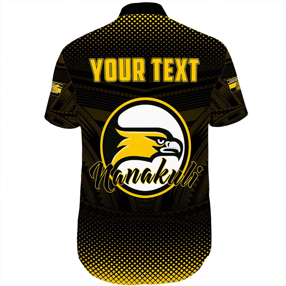 Polynesian Pride Shirt - Personalized Hawaii Class Of Nanakuli Golden Hawks Short Sleeve Shirt LT10 - Polynesian Pride