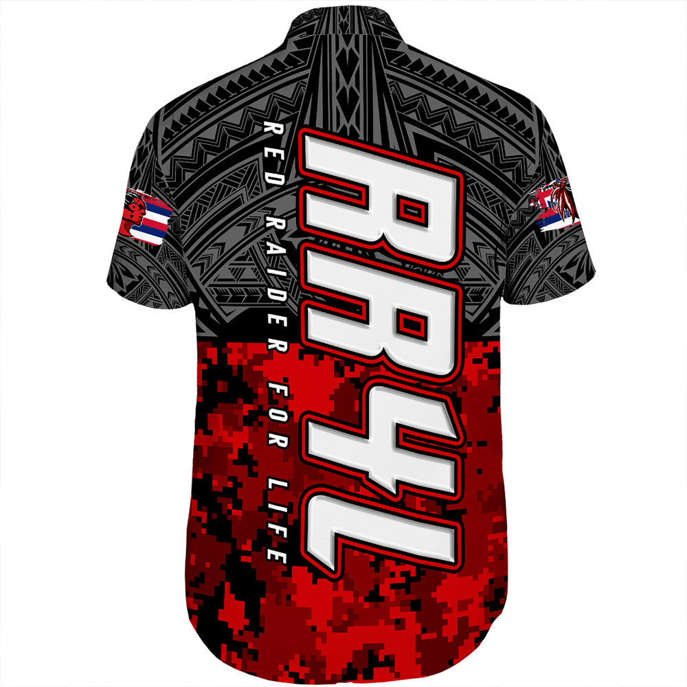 Polynesian Pride Shirt - Red Raider For Life Short Sleeve Shirt LT10 - Polynesian Pride