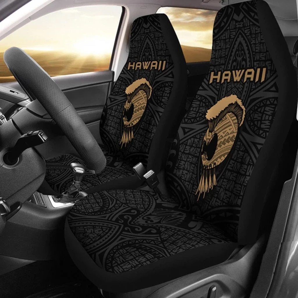 Hawaii Warrior Helmet Car Seat Covers - Polynesian Pride