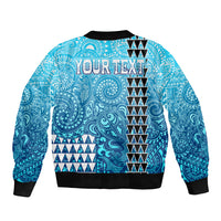 (Custom Personalised) Hawaii Tribal Kakau Bomber Jacket LT9 - Polynesian Pride