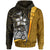 Yap Micronesian Hoodie Gold Turtle with Hook Unisex GOLD - Polynesian Pride