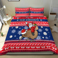 New Zealand Maori Meri Kirihimete Bedding Set - LT2 RED - Polynesian Pride