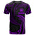 Samoa Polynesian T Shirt Purple Tribal Wave Unisex Purple - Polynesian Pride