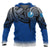 Yap Micronesia Hoodie Tattoo Pattern Unisex Blue - Polynesian Pride