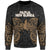 Papua New Guinea Polynesian Sweater - Spirit Style Gold Unisex Gold - Polynesian Pride
