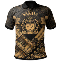 Samoa Polynesian Polo Shirt Samoa Gold Seal Camisole Hibiscus Style Unisex Gold - Polynesian Pride