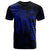 Guam T Shirt Polynesian Wings (Blue) Unisex Blue - Polynesian Pride