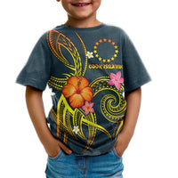 Cook Islands Polynesian T Shirt Legend of Cook Islands (Blue) - Polynesian Pride