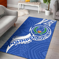 Pohnpei Area Rug - Micronesia Pride Blue - LT12 Blue - Polynesian Pride