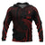 Yap Micronesia ll Over Hoodie Red Tribal Wave Unisex Red - Polynesian Pride