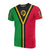 Vanuatu All Over T Shirt Vanuatuan Flag Coat of Arms Style Unisex Black - Polynesian Pride