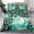 Yap Bedding Set - Vintage Floral Pattern Green Color Green - Polynesian Pride