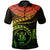 Niue Polynesian Polo Shirt Niue Waves (Reggae) Unisex Reggae - Polynesian Pride