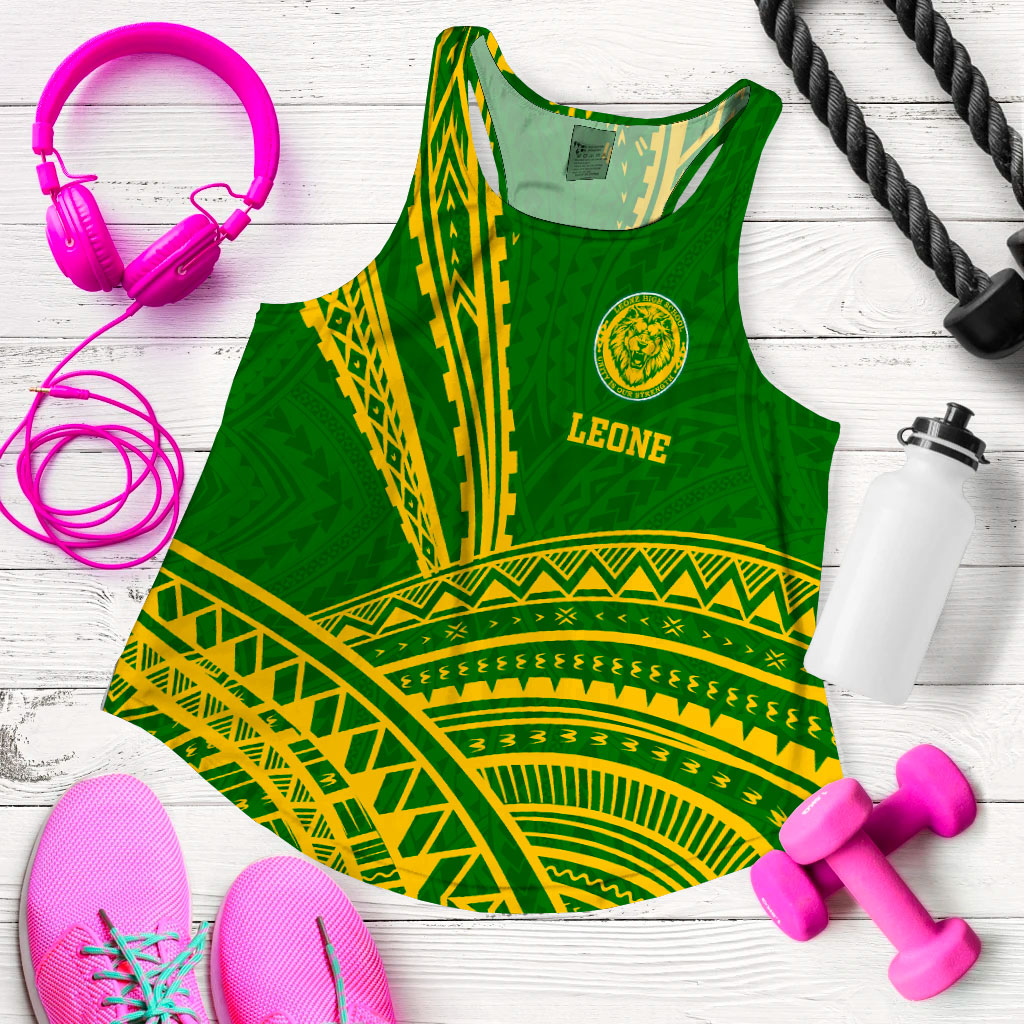 Leone High School Pride Women Tank Top - LT12 - Polynesian Pride