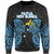 Papua New Guinea Polynesian Sweater - Spirit Style Blue Unisex Blue - Polynesian Pride