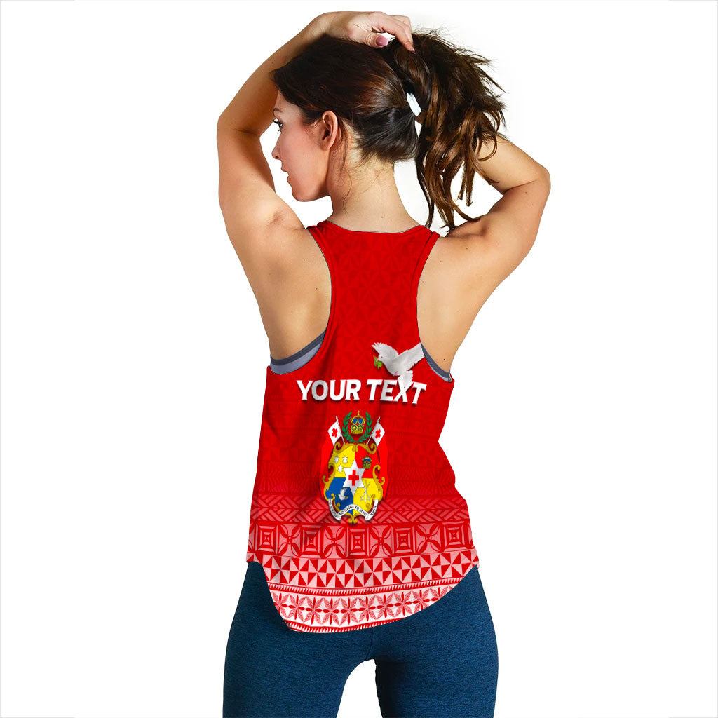 (Custom Personalised) Tonga Tongatapu Women Tank Top - Tongan Pattern - LT12 - Polynesian Pride