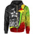Papua New Guinea Polynesian Zip up Hoodie Reggae Turtle with Hook Unisex REGGAE - Polynesian Pride