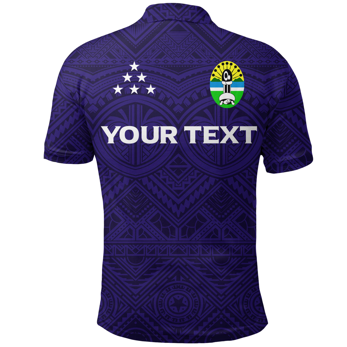 Custom Solomon Islands Central Province Polo Shirt Tribal Pattern LT12 - Polynesian Pride