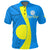 Custom Palau Polo Shirt Tribal Pattern LT12 Unisex Blue - Polynesian Pride