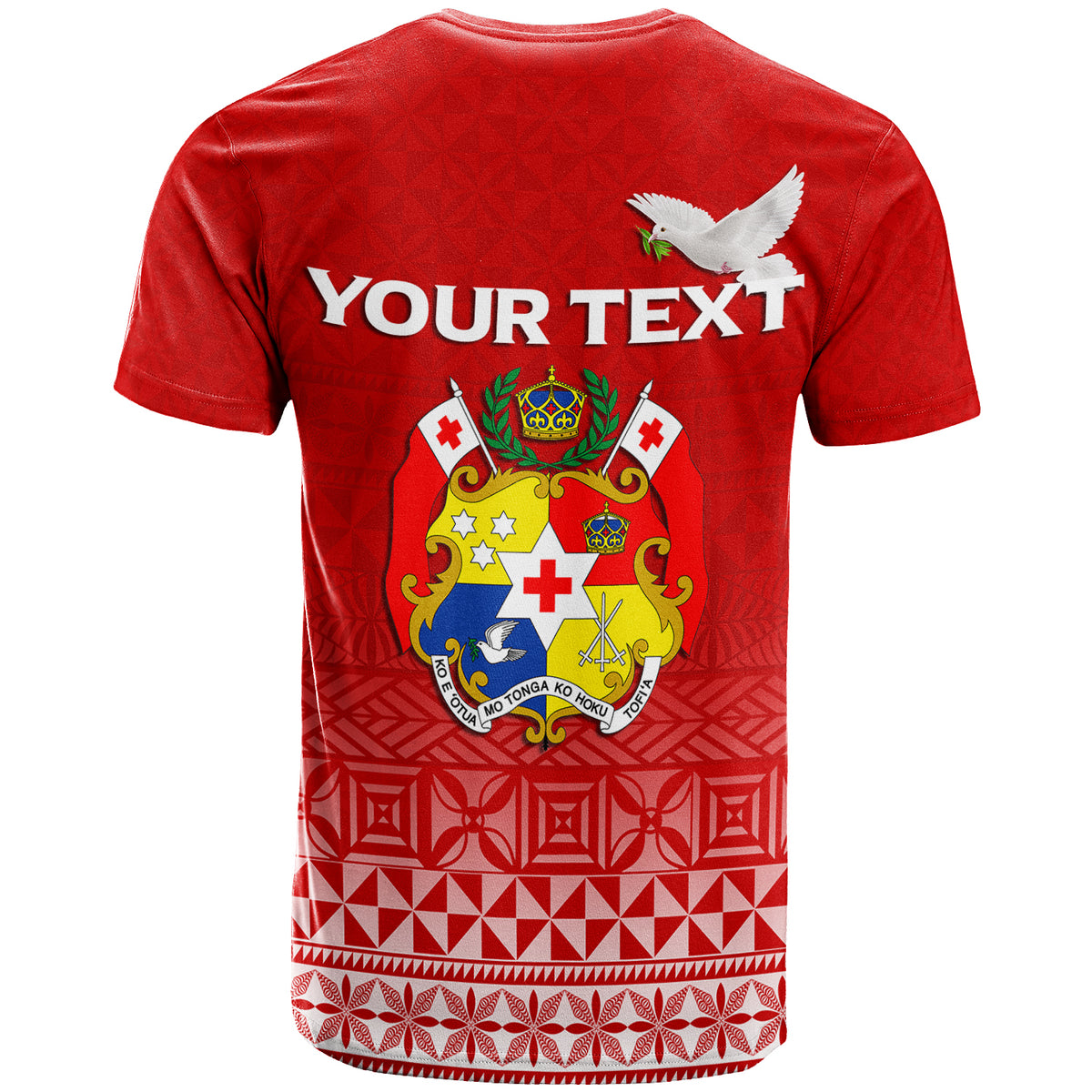 Custom Tonga Eua T Shirt Tongan Pattern LT12 - Polynesian Pride
