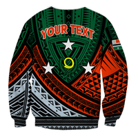 (Custom Personalised) Vanuatu Penama Province Tribal Pattern Sweatshirt - LT12 - Polynesian Pride
