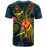 Guam Polynesian Custom T Shirt Legend of Guam (Blue) - Polynesian Pride