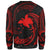 Papua New Guinea Polynesian Sweater - Red Tribal Wave - Polynesian Pride