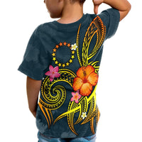 Cook Islands Polynesian T Shirt Legend of Cook Islands (Blue) - Polynesian Pride