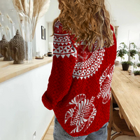 Valentine Day Tonga Couple Love Women Casual Shirt Tongan Turtle - LT12 - Polynesian Pride