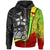 Yap Micronesian Zip up Hoodie Reggae Turtle with Hook Unisex REGGAE - Polynesian Pride