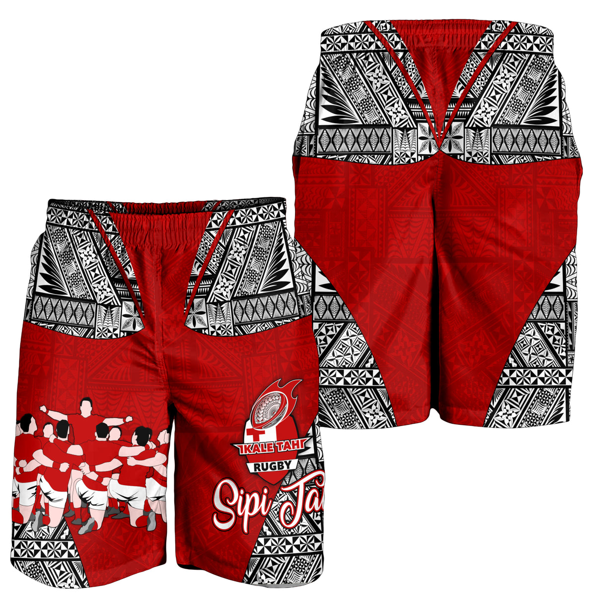 Tonga Rugby Ikale Tahi Sipi Tau Men Short - LT2 - Polynesian Pride