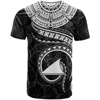 Tokelau Polynesian T Shirt Tokelau Waves (White) - Polynesian Pride