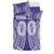 (Custom Personalised) Cook Islands Rarotonga Bedding Set - Purple Tribal Pattern - LT12 - Polynesian Pride