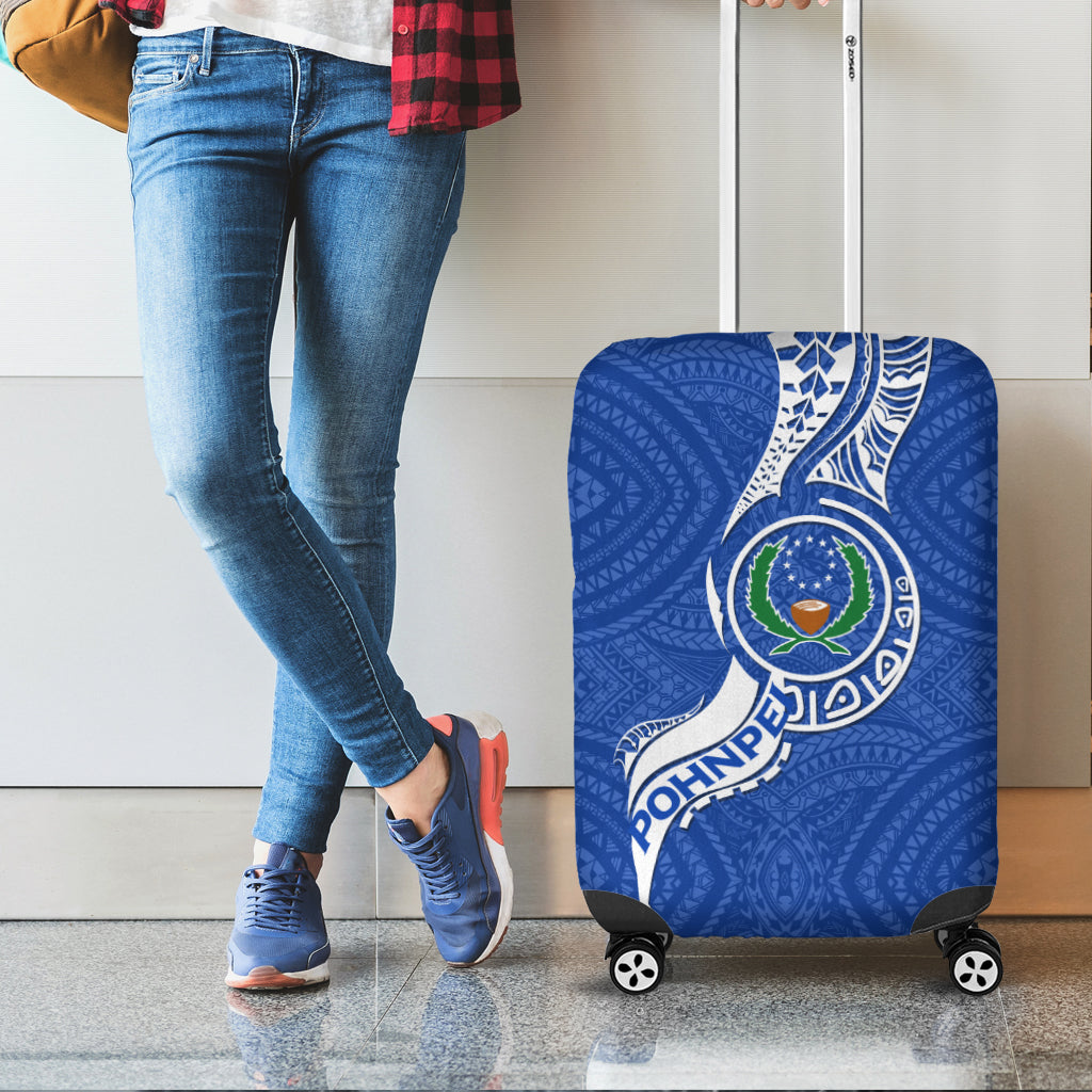 Pohnpei Luggage Covers - Micronesia Pride Blue - LT12 - Polynesian Pride
