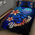 Tahiti Custom Personalised Quilt Bed Set - Vintage Tribal Mountain - Polynesian Pride