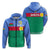 Vanuatu Shefa Province Zip up Hoodie Flag Style LT12 Unisex Green - Polynesian Pride