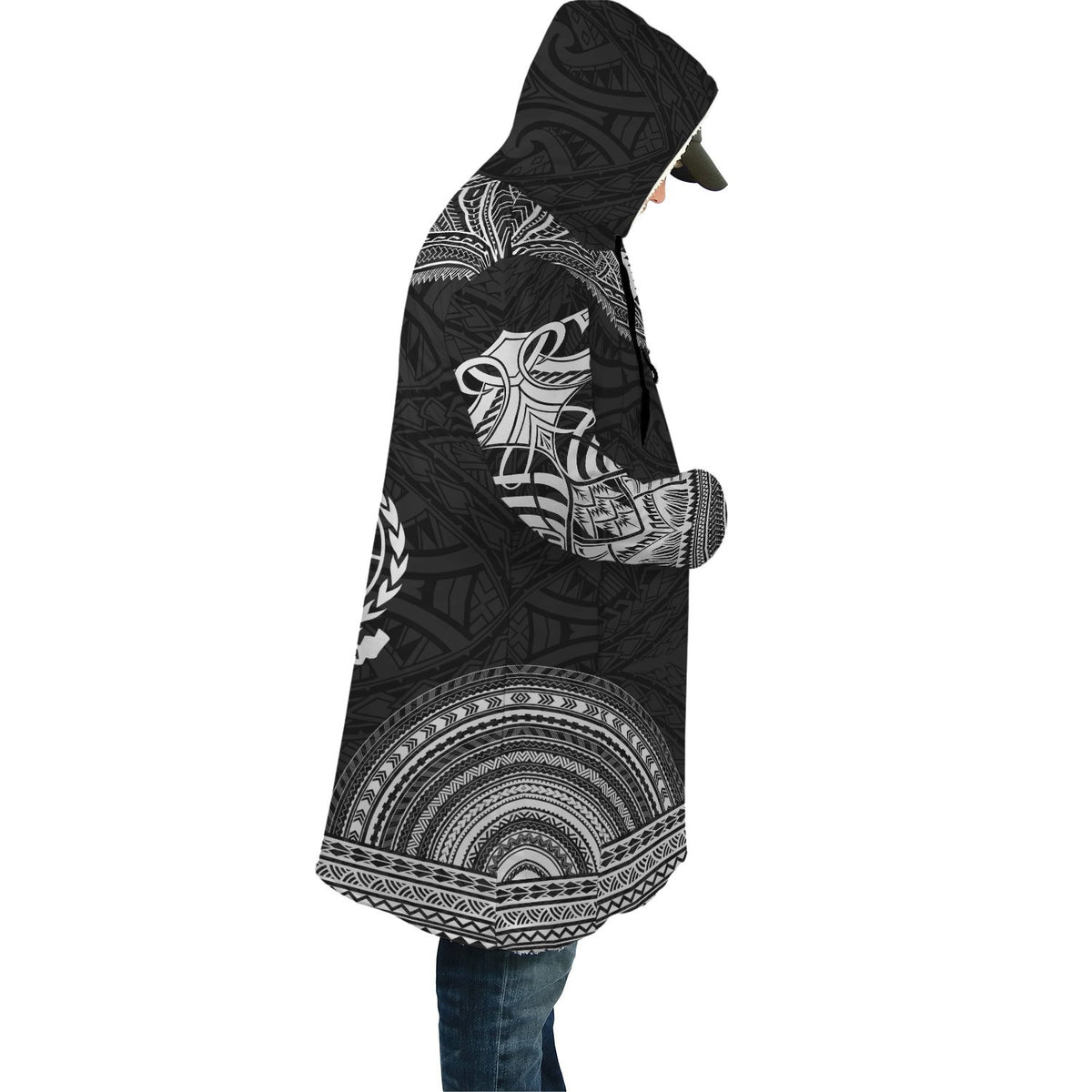 Samoa Polynesian Chief Cloak - Black Version - Polynesian Pride