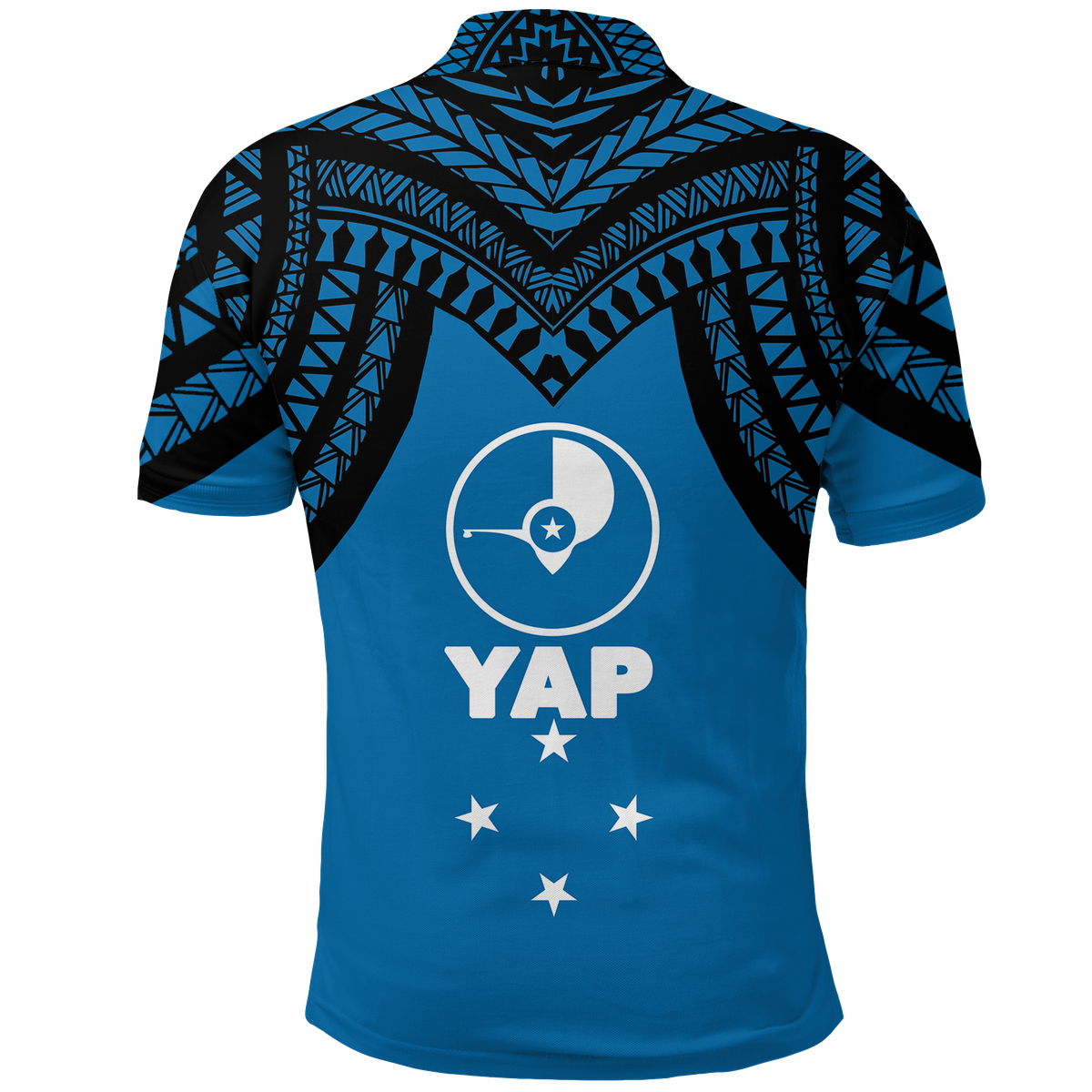 Micronesia Yap Proud Yapese Polo Shirt LT12 - Polynesian Pride