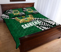 Tonga Saineha High School Tongan Patterns Quilt Bed Set - LT12 - Polynesian Pride