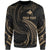 Papua New Guinea Polynesian Custom Personalised Sweater - Gold Tribal Wave Unisex Gold - Polynesian Pride