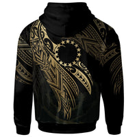 Cook Island Polynesian Zip Hoodie Legend Gold Version - Polynesian Pride