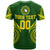 Custom Cook Islands Rugby T Shirt Tribal Pattern LT12 - Polynesian Pride