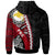 Papua New Guinea Polynesian Zip up Hoodie Wave Tattoo - Polynesian Pride
