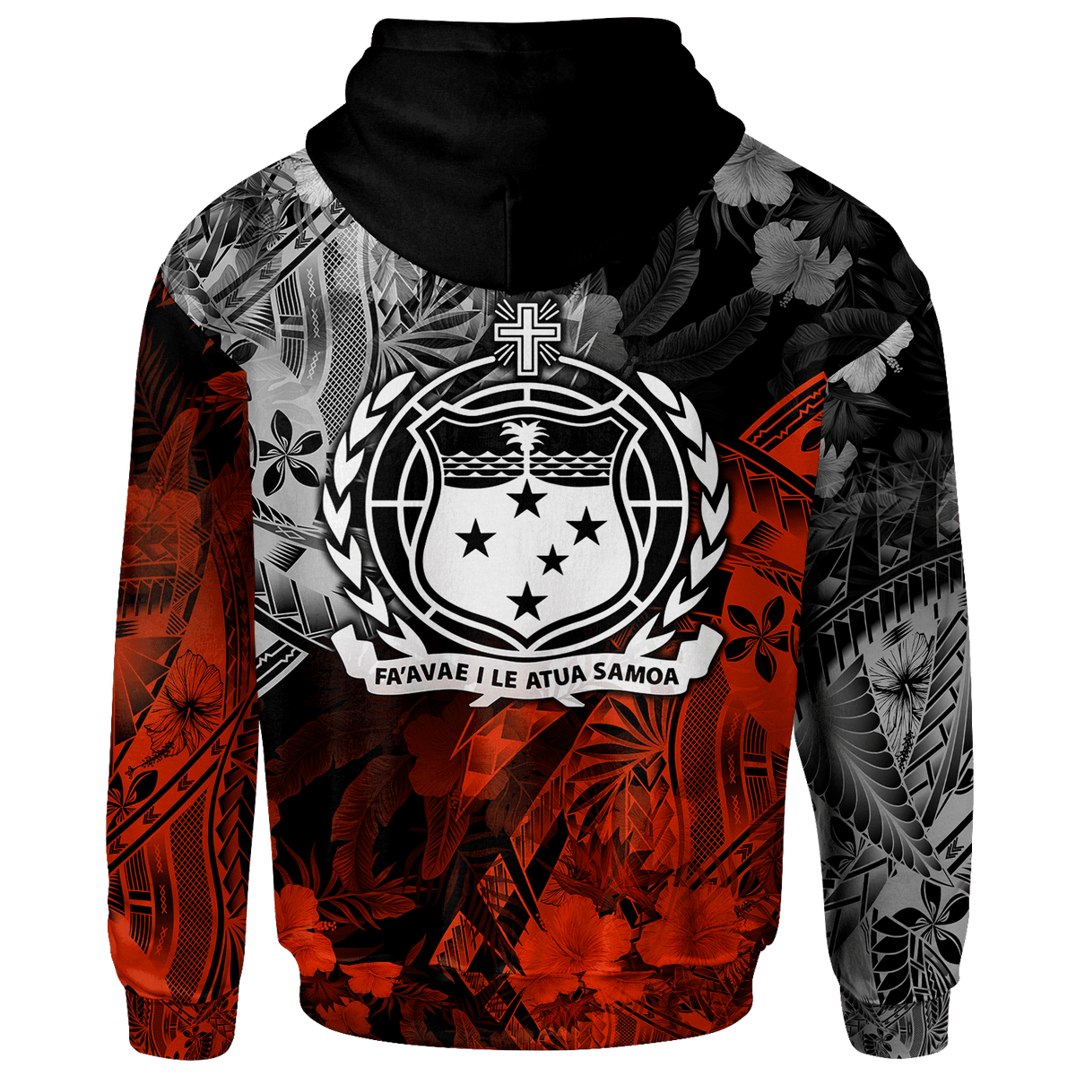 Samoa Polynesian Custom Hoodie Vintage Polynesian Style - Polynesian Pride