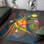 Marshall Islands Polynesian Area Rug - Legend of Marshall Islands (Blue) - Polynesian Pride