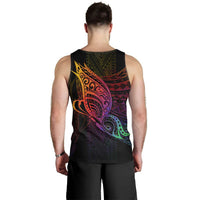 New Caledonia Men Tank Top - Butterfly Polynesian Style - Polynesian Pride