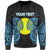 Palau Polynesian Custom Personalised Sweater - Spirit Style Blue Unisex Blue - Polynesian Pride