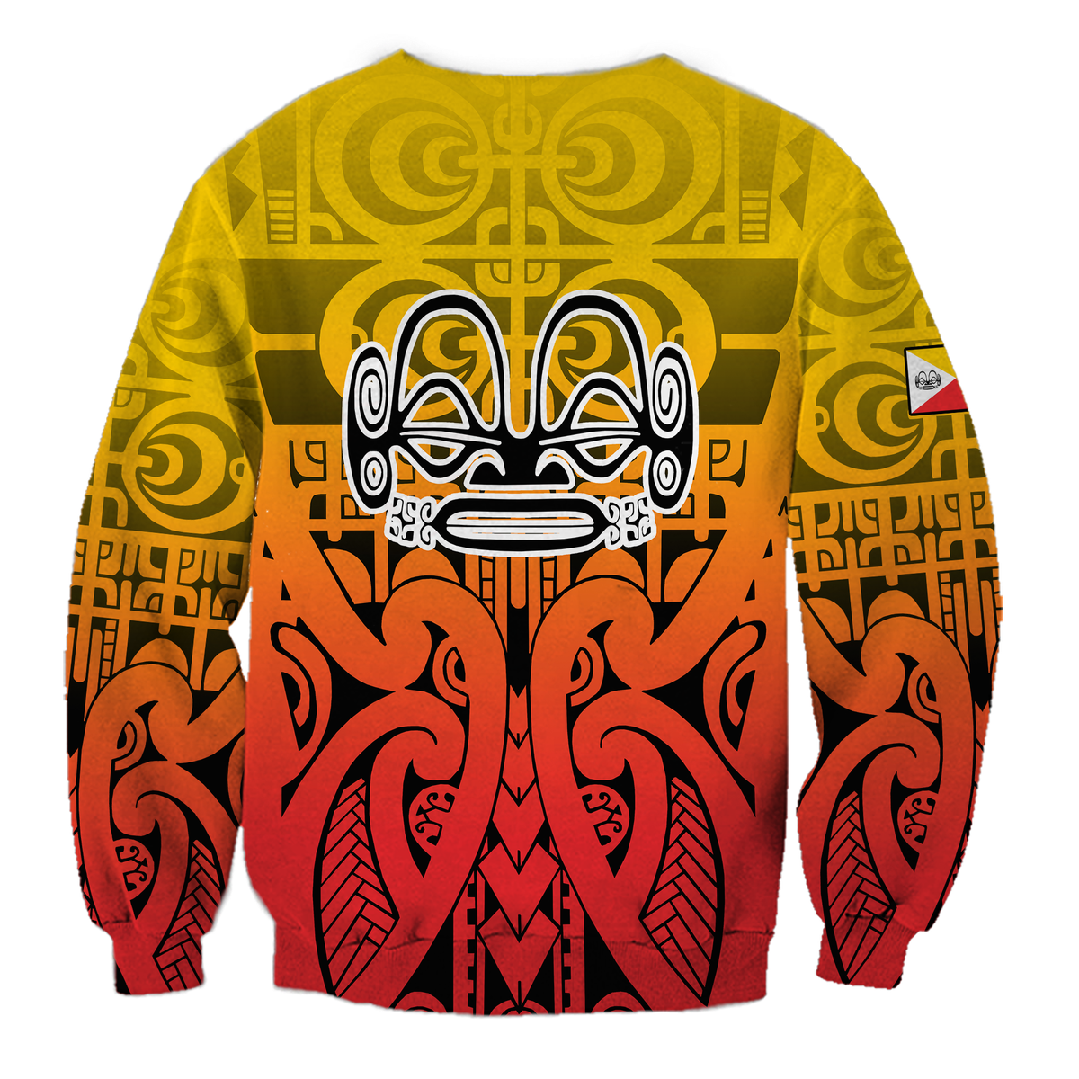 (Custom Personalised) Marquesas Islands Marquesan Tattoo Sweatshirt - LT12 - Polynesian Pride